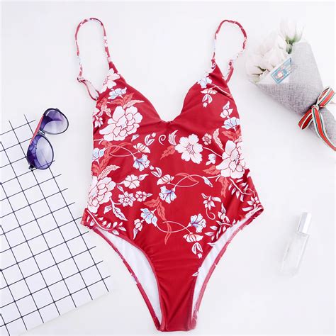 Backless Thong 2019 Sexy Women One Piece Swimsuit Bathing Suits