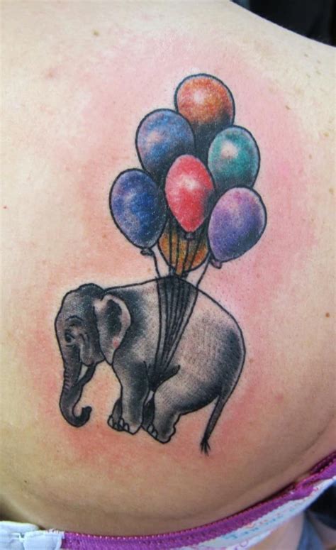 Cute Balloon Tattoo Elephant Balloon Tattoos