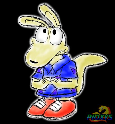 Sketch- Rocko The Wallaby by Pioxys on DeviantArt