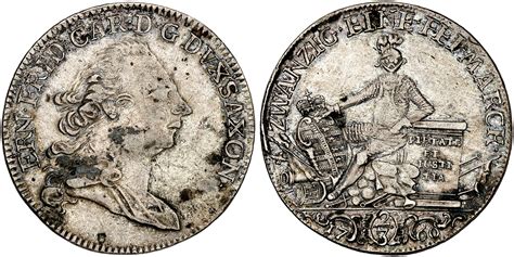 Ernst Friedrich Karl 1745 1780 1 2 Konv Taler 1760 Hollmann 86