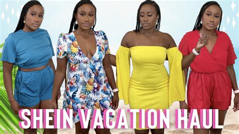 Shein Summer Vacation Try On Haul Affordable Dresses Outfits