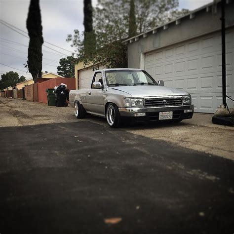 Toyota Hilux mini truck | Mini trucks, Lowrider trucks, Vintage pickup ...