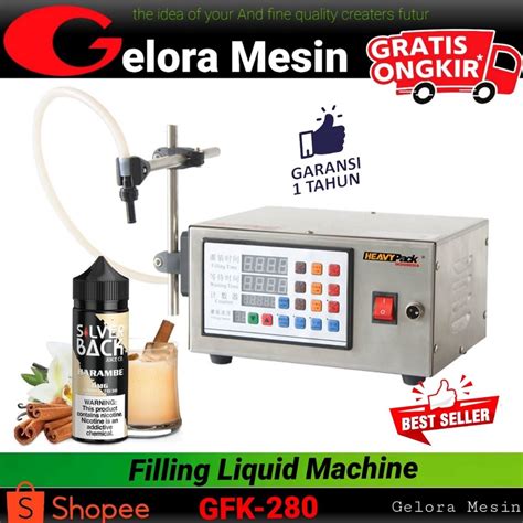 Jual Mesin Isi Cairan Otomatis Filling Liquid 1Nozzle GFK 280 HEAVYPACK