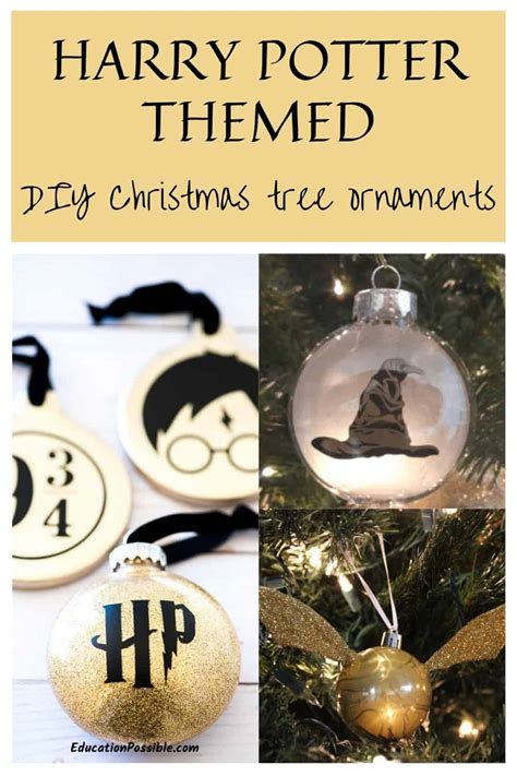 Diy Harry Potter Christmas Ornaments