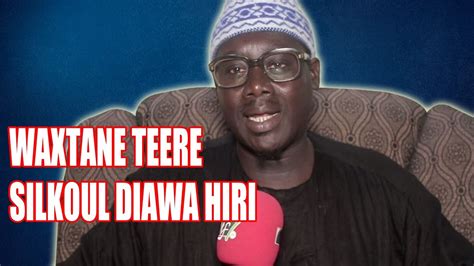 Li Serigne Touba wakh thi téeré Silkoul Diawa hiri ndiarigne kassé