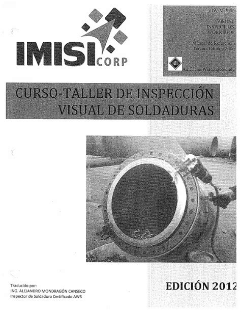 Pdf Curso Taller Inspeccion Visual De Soldadura Dokumen Tips