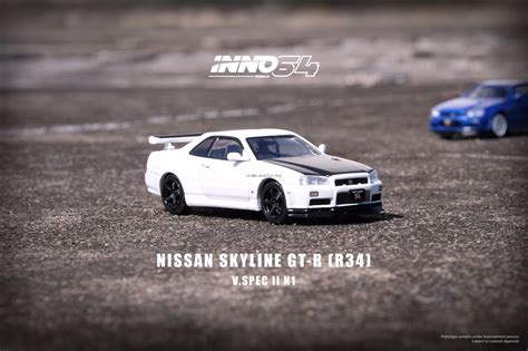 PO INNO MODELS INNO64 1 64 NISSAN SKYLINE GT R R34 R TUNE V SPEC II