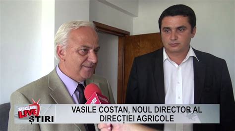 Vasile Costan Noul Director Al Directiei Agricole Youtube