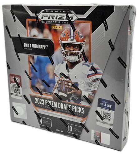 2023 Panini Prizm Draft Picks Football Factory Sealed Hobby Box 4