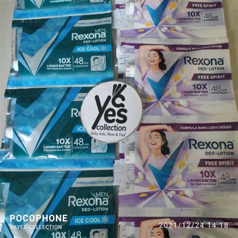 Jual Rexona Deodoran Deo Ketiak Spirit Cewek Ungu Ice Cool Cowok Sachet