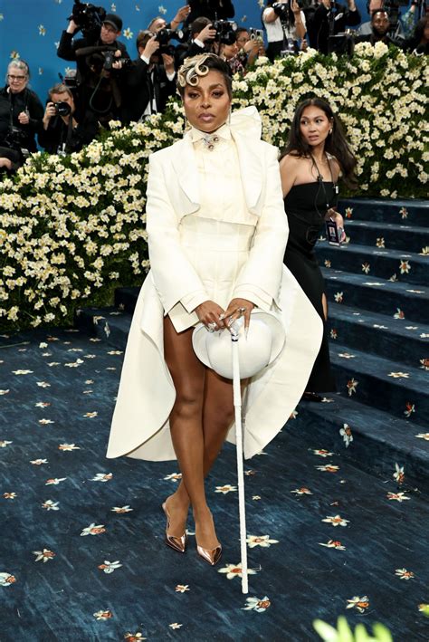 TARAJI P. HENSON at 2025 Met Gala Celebrating Superfine: Tailoring