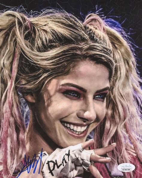 Alexa Bliss Signed Wwe 8x10 Photo Jsa Pristine Auction