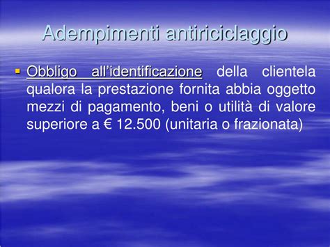 Ppt Guida Ai Nuovi Obblighi Antiriciclaggio Per Il Professionisti