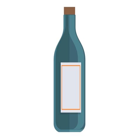 Premium Vector First Class Travel Wine Bottle Icon Cartoon Of First