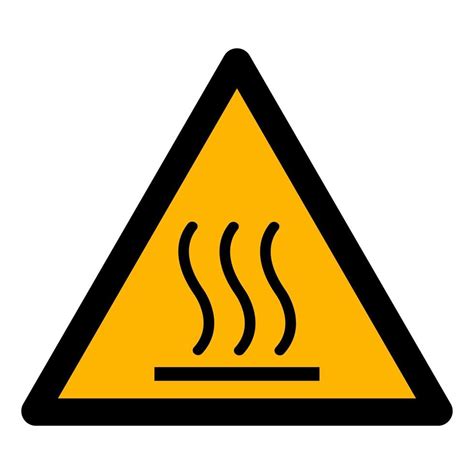 Beware Hot Symbol Sign Vector Art At Vecteezy