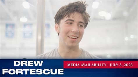 New York Rangers Drew Fortescue Media Availability July