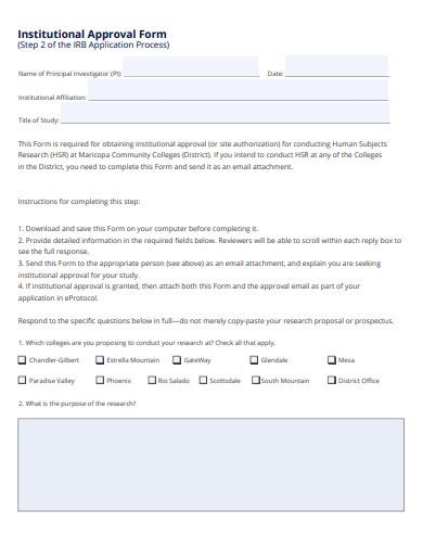 Free Institutional Form Samples In Ms Word Pdf