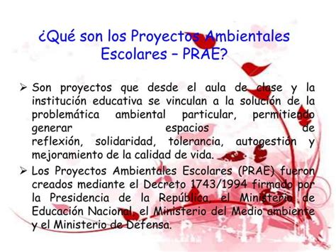 Proyectos Ambientales Escolares Ppt