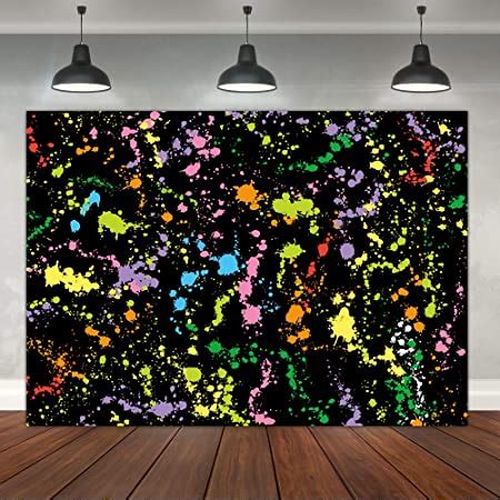 Amazon Leowefowa X Ft Let S Glow Neon Party Backdrop Vinyl