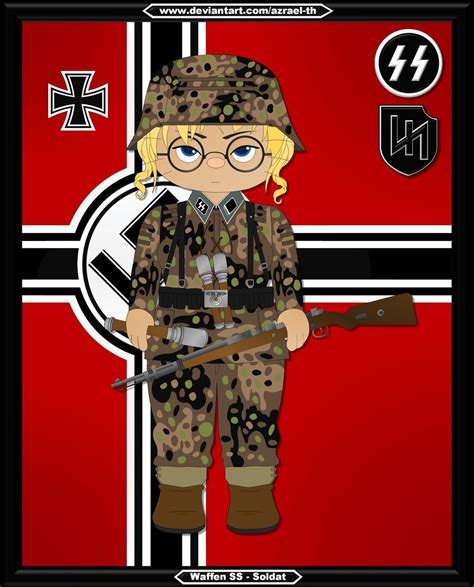 Ww2 German V4 Waffen Ss Soldier 50b Frame By Azrael Th On Deviantart