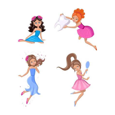 Premium Vector Collection Of Cute Fairies