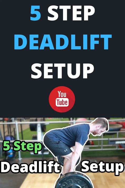 How To Set Up For Your Deadlift Properly Each Time 5 Steps Exercise Form Deadlift Fit