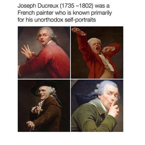 Joseph Ducreux 1735 1802 Was A French Painter Who Is Known Primarily