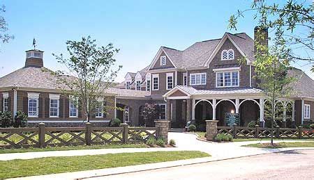 Plan W Cw Shingle Style Traditional Luxury Corner Lot Photo