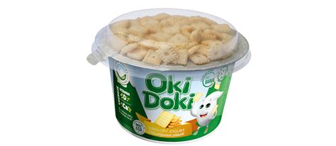 Oki Doki jogurt z vanilijo in maslenimi piškoti Mlekarna Celeia