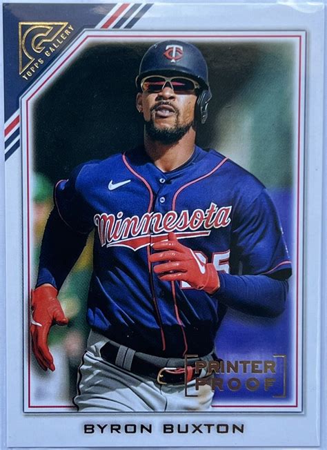 Topps Gallery Printer Proof Byron Buxton For Sale Online Ebay