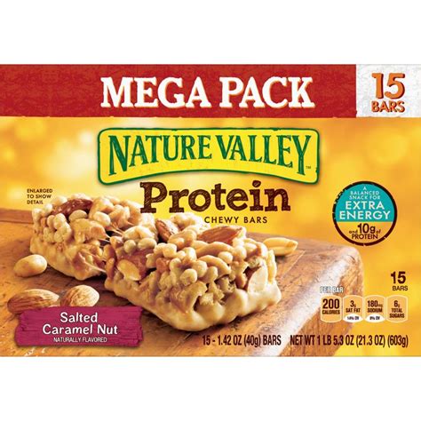 Nature Valley Protein Salted Caramel Nut Chewy Bar Count Reviews