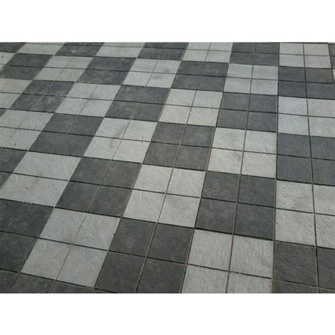 Grey Cement Parking Tile Thickness Mm For Flooring At Rs