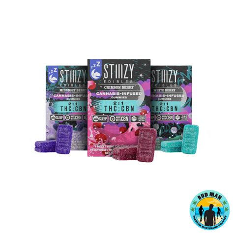 Stiiizy Cannabis Infused Thc Cbn Gummies Options Bud Man