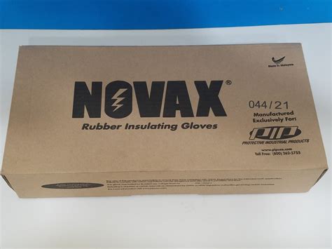 Novax 147 00 1112 Rubber Electrical Insulating Gloves Orange Size 12