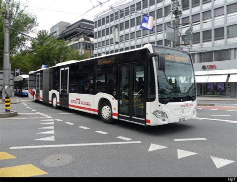 Rottal Auto AG Mercedes Citaro Nr 49 Unterwegs In Der Stadt Luzern Am