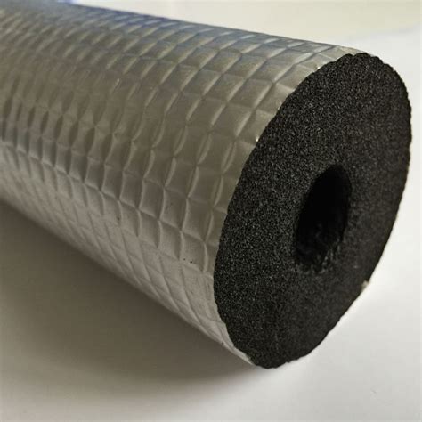 Air Conditioner Black Rubber Insulation Foam Pipe With Aluminum Foil