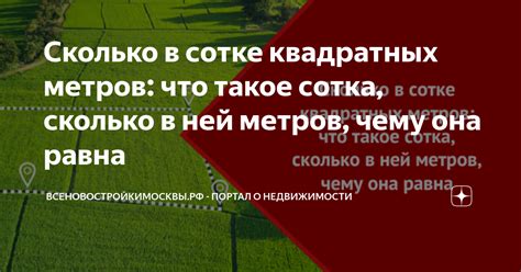 Сколько в сотке квадратных метров: что такое сотка, сколько в ней ...