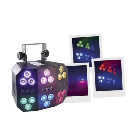 Jeu De Lumière 6 Pack Led Par Boomtone Dj Cdiscount Tv Son Photo