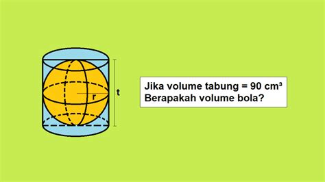 Cara Menghitung Volume Bola Dalam Tabung Cilacap Klik