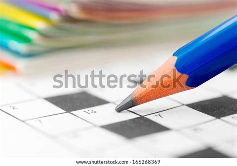 Crossword Puzzle Pencil Stock Photo 166268369 Shutterstock