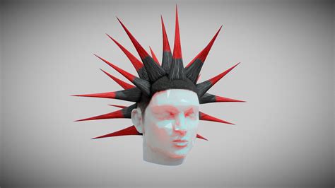 Spiky Hair Buy Royalty Free D Model By Tiko Tikoavp D C