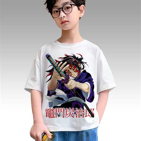 Teeshort Kokushibo Garçon Fille Demon Slayer Tshirt Enfant 6 à 14ans