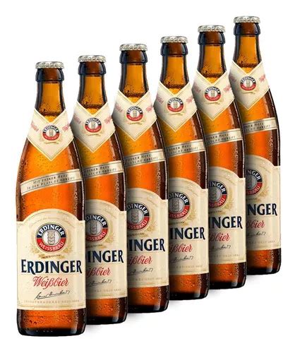 Cerveja Erdinger Tradicional Weissbier 500ml Kit 6 Un Parcelamento