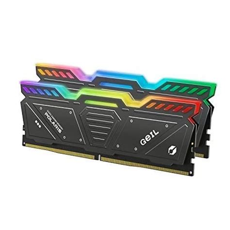 Barrettes mémoire GeIL Polaris RGB DDR5 32Go 2x16Go Noir