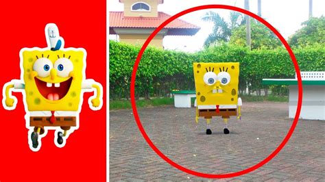 10 BOB ESPONJA En La Vida Real Bob Esponja CAPTADO EN CAMARA YouTube