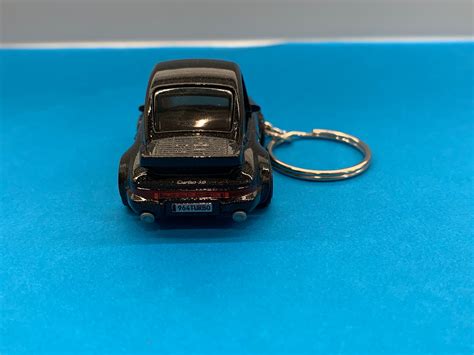 Hot Wheels 89 Porsche 911 Turbo 964 3 6 Tooned Keychain Etsy
