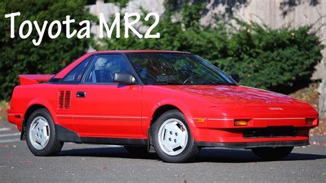 1986 Toyota MR2 Review YouTube