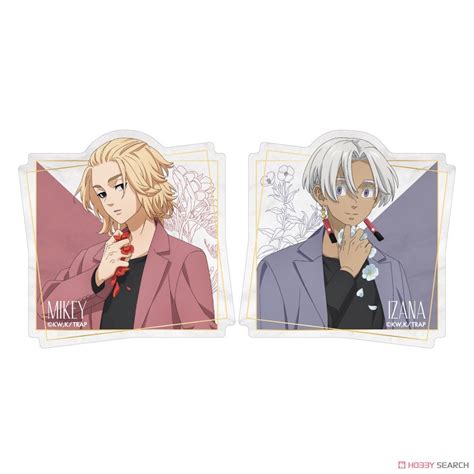 Tokyo Revengers Sticker Dusty Flower Ver Set Of Manjiro Sano