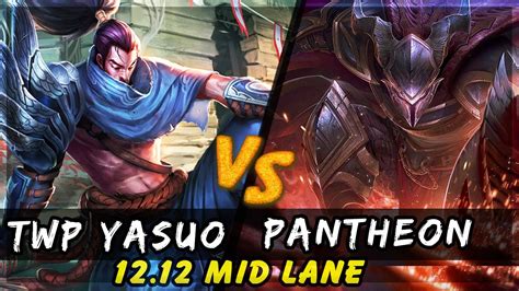 Thewanderingpro Yasuo Vs Pantheon Mid Patch Yasuo Gameplay