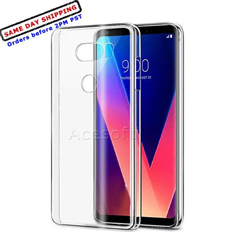 Shockproof Ultra Thin Soft TPU Clear Case Cover Skins For LG V30 H930